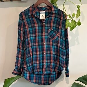 American Eagle Outfitters Multicolor Plaid Shirt